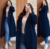 Button Long Coat 