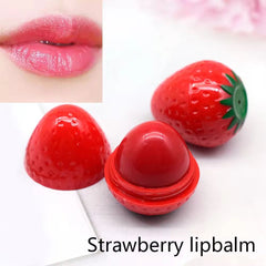 New Strawberry Moisturizing Makeup Lipstick 8g Magic Waterproof Strawberry Discoloring Lipstick Moisturizing Lip Balm