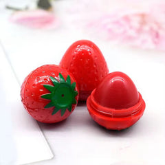 New Strawberry Moisturizing Makeup Lipstick 8g Magic Waterproof Strawberry Discoloring Lipstick Moisturizing Lip Balm