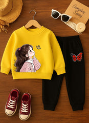 Kids Winter printed Tracksuit