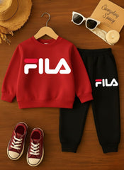 Kids Winter printed Tracksuit