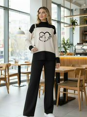 Women Fleece TRACK DRES SWEET SHIRT TROUSER