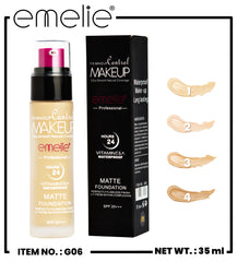 Emelie® Fix Makeup Control - 24H Matte Waterproof Foundation