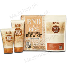 BNB Rice Brightening Kit 3 in 1