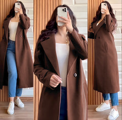Button Long Coat&nbsp;