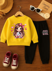 Kids Winter printed Tracksuit