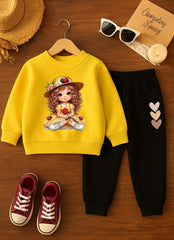 Kids Winter printed Tracksuit