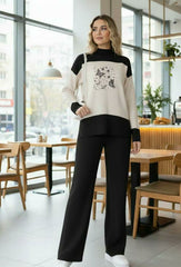 Women Fleece TRACK DRES SWEET SHIRT TROUSER