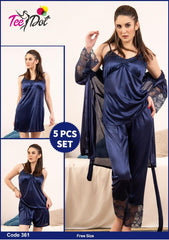 5 PIECE NIGHTWEAR