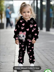 Kids Winter printed Tracksuit