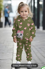 Kids Winter printed Tracksuit