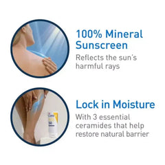 CeraVe Hydrating Mineral Sunscreen SPF 30 Face Lotion Sheer Tint