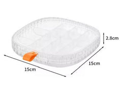 Portable Travel Jewelry Box Acrylic Jewelry Boxes Earring Holder Jewelry Storage Organi