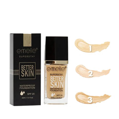 Emelie super stay better skin water proof foundation