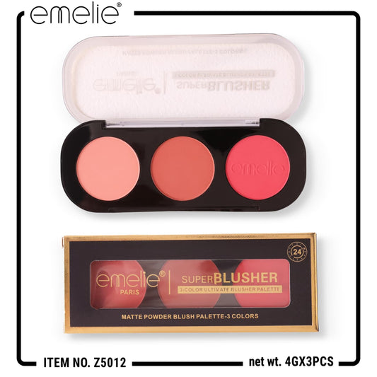 emelie® Paris Superblusher - 3 - Color Ultimate Blush

Palette