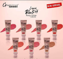 Glamorous Face Rosy Glow Liquid Blush Cream 12ml