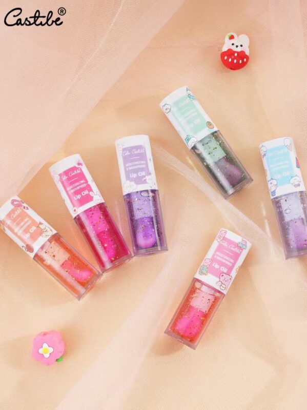 Color Castle 🏰  PROFESSIONAL MAKEUP MOISTURIZING & WATERPROOF CUTE Lip Oil Daily Nutrition And Night Maintenance