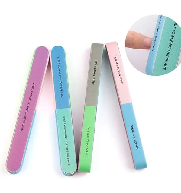 Nail polish buffer Nail Art Sanding Files Buffer Block Manicure Pedicure Tools Sand Surface Sponge Nail File