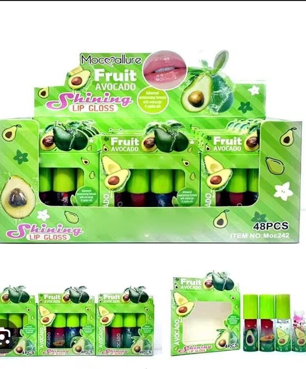 Mocallure Fruit Avocado 2 Lipgloss + 2 lip Shiner